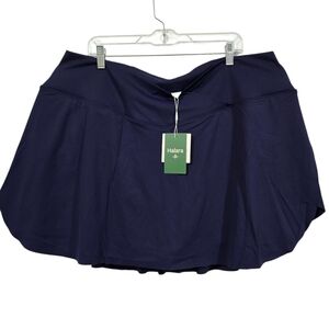 HALARA Plus 3X Navy Athletic Skort With Built In Shorts